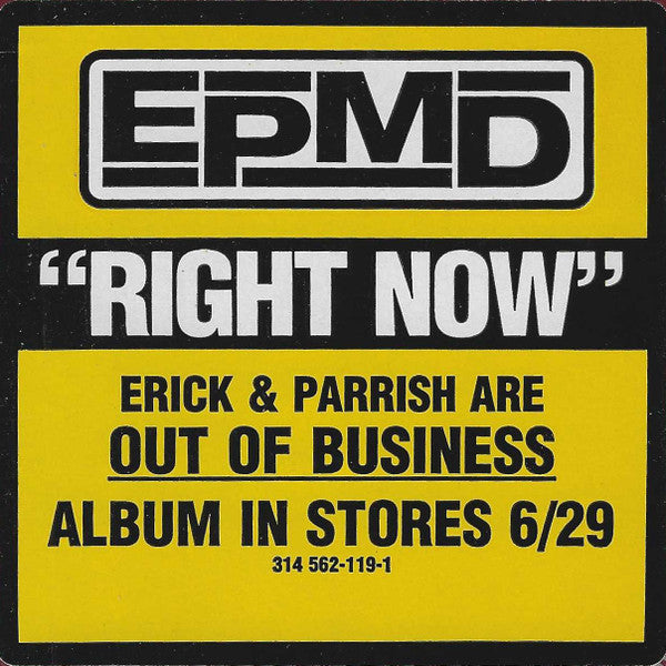 EPMD : Right Now / Symphony (12", Promo)