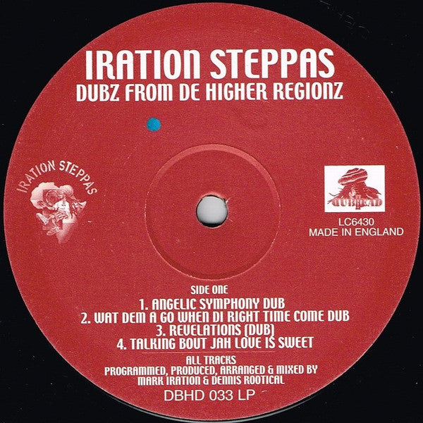 Iration Steppas : Dubz From De Higher Regionz (LP)