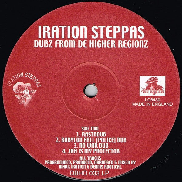 Iration Steppas : Dubz From De Higher Regionz (LP)