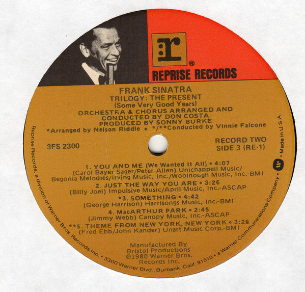 Frank Sinatra : Trilogy: Past, Present & Future (3xLP, Album, Jac)