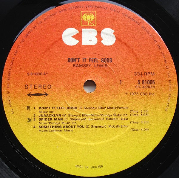 Ramsey Lewis : Don't It Feel Good (LP, Album)