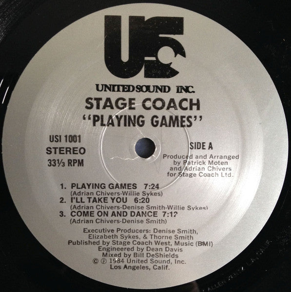 Stage Coach : Playing Games (LP, Album)