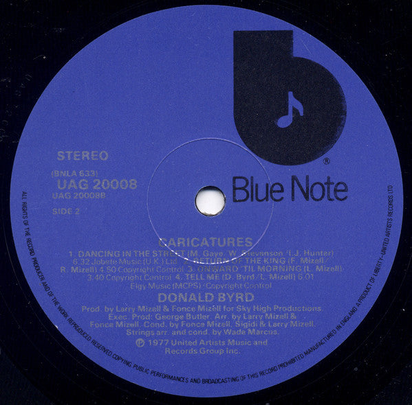 Donald Byrd : Caricatures (LP, Album)