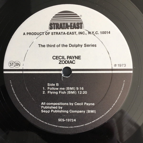 Cecil Payne : Zodiac (The Music Of Cecil Payne) (LP, Album)