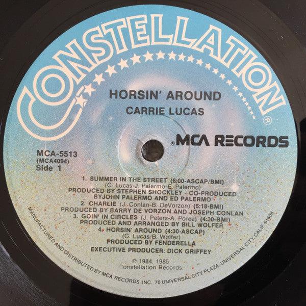 Carrie Lucas : Horsin' Around (LP, Album)