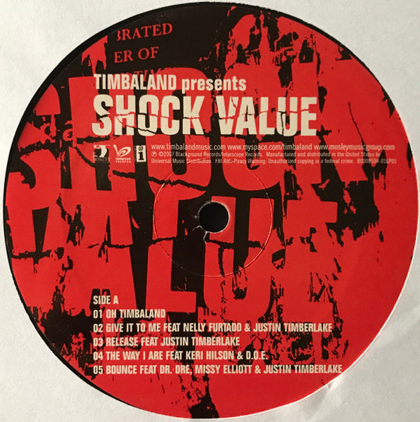 Timbaland : Shock Value (2xLP, Album, Gat)