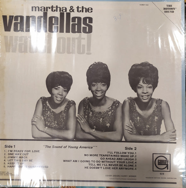 Martha Reeves & The Vandellas : Watchout! (LP, Album, RE)