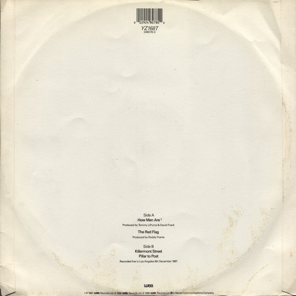 Aztec Camera : How Men Are (12", Single)