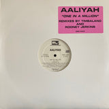 Aaliyah : One In A Million (Remixes) (12", Single, Promo)