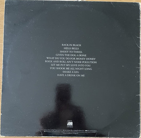 AC/DC : Back In Black (LP, Album)