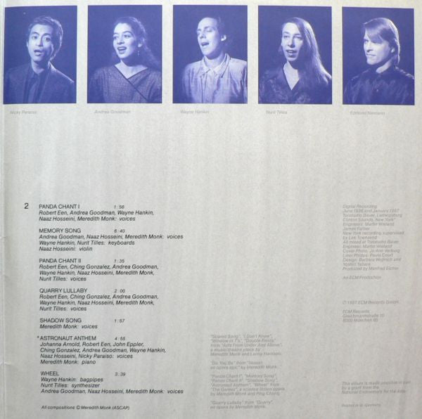 Meredith Monk : Do You Be (LP, Album)