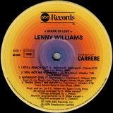 Lenny Williams : Spark Of Love (LP, Album, Gat)