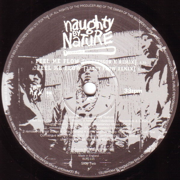 Naughty By Nature : Feel Me Flow (12")