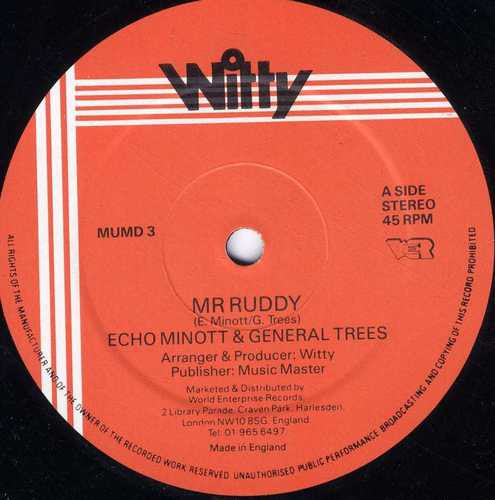 Echo Minott & General Trees : Mr Ruddy / Original D.J. Juggling (12")