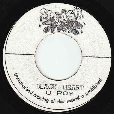 U-Roy : Black Heart / At The End Of The Rainbow (7")
