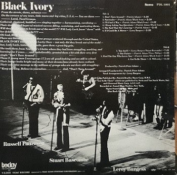 Black Ivory : Don't Turn Around (LP, Album)