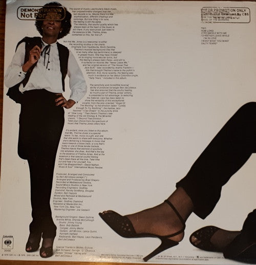 Thelma Jones : Thelma Jones (LP, Album, Pit)