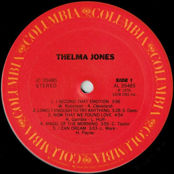 Thelma Jones : Thelma Jones (LP, Album, Pit)