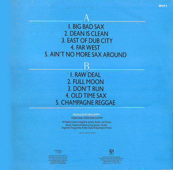 Dean Fraser : Big Bad Sax (LP, Album)