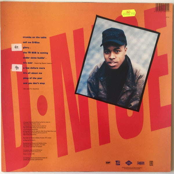 D-Nice : Call Me D-Nice (LP, Album)