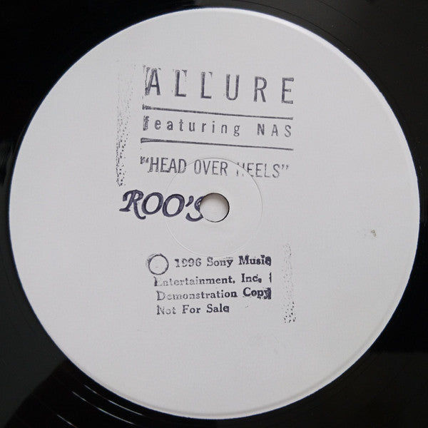 Allure (3) Featuring Nas : Head Over Heels (12", Promo, W/Lbl)