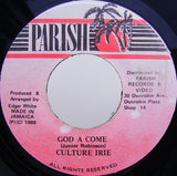 Culture Irie : God A Come (7")