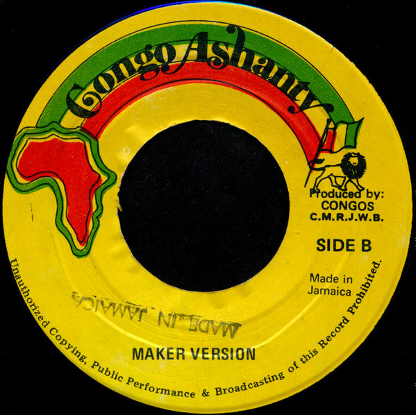 The Congos : Music Maker / Maker Version (7")