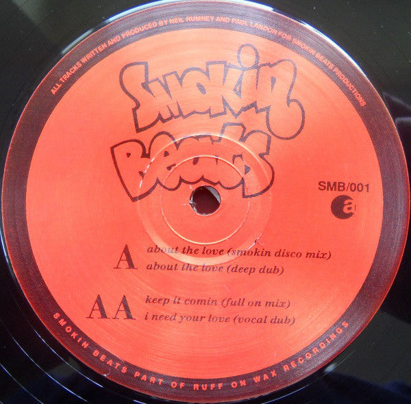 Smokin Beats : About The Love (12")