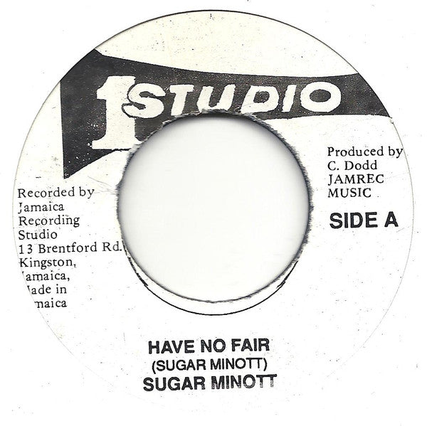 Sugar Minott : Have No Fair (7", RP, Mon)