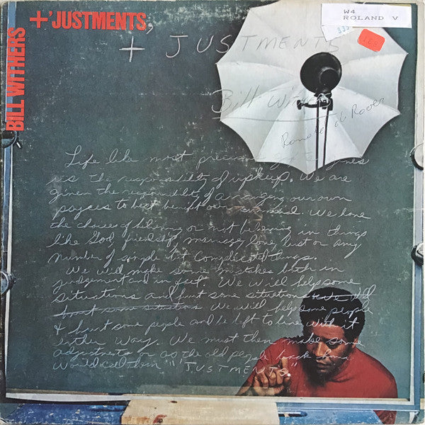 Bill Withers : +'Justments (LP, Album)