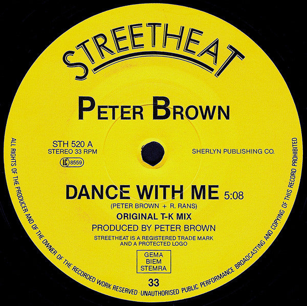 Peter Brown (2) : Dance With Me / Do You Wanna Get Funky With Me (12")