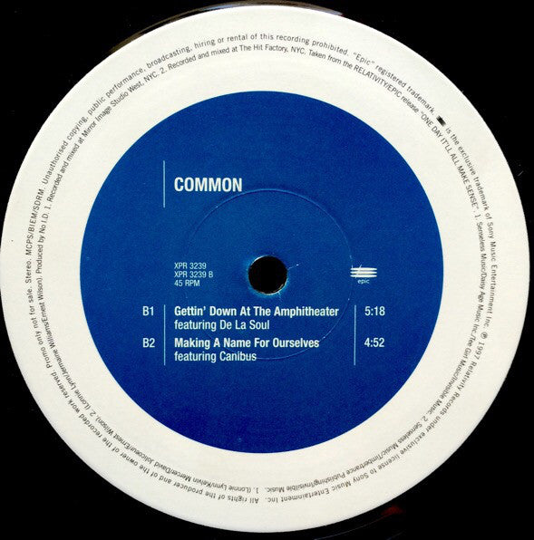 Common : All Night Long (12", Promo)