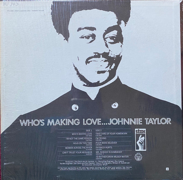 Johnnie Taylor : Who's Making Love (LP, Album, Ter)