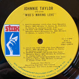 Johnnie Taylor : Who's Making Love (LP, Album, Ter)