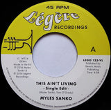 Myles Sanko : This Ain't Living  (7", Single, Ltd)
