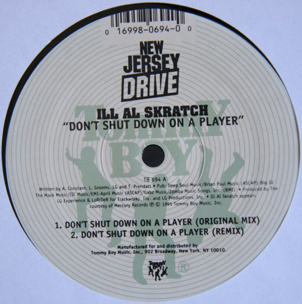 Ill Al Skratch / E Bros : Don't Shut Down On A Player / Funky Piano (12")