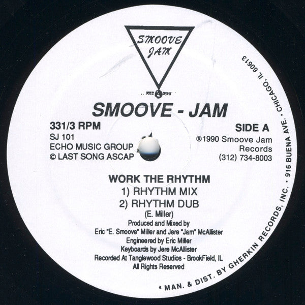 Smoove - Jam : Work The Rhythm (12")