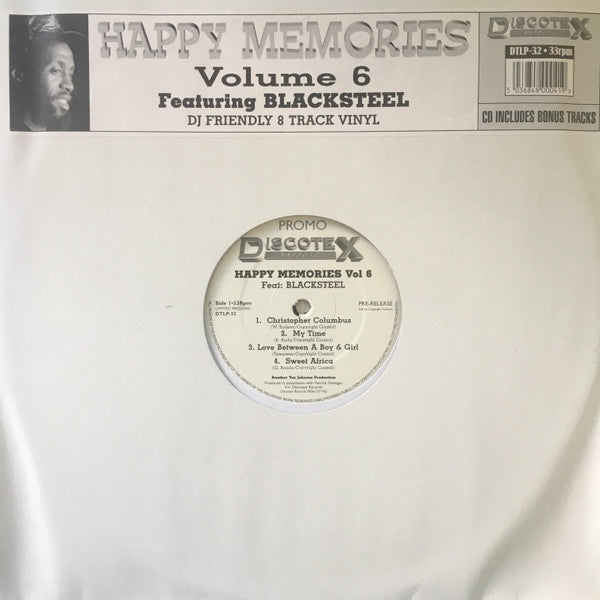Black Steel : Happy Memories Vol 6 (LP, Album, Ltd, Promo)