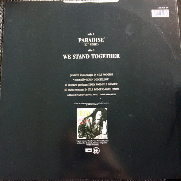 Diana Ross : Paradise (Remix) (12", Single)