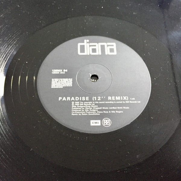 Diana Ross : Paradise (Remix) (12", Single)