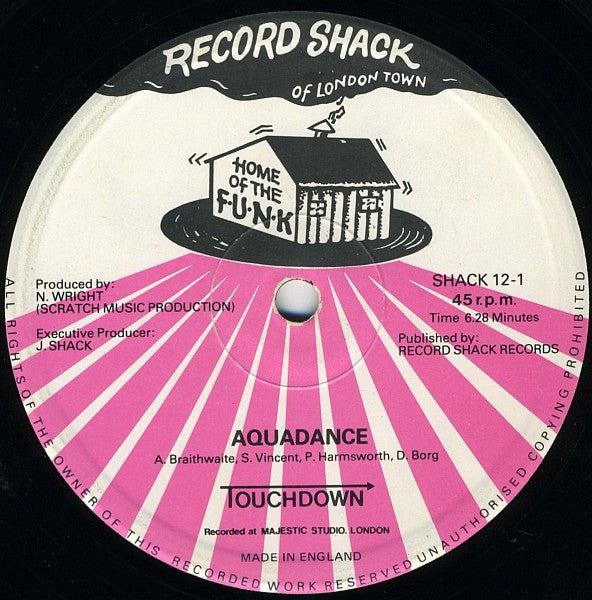 Touchdown : Ease Your Mind (Remix) (12", RE)