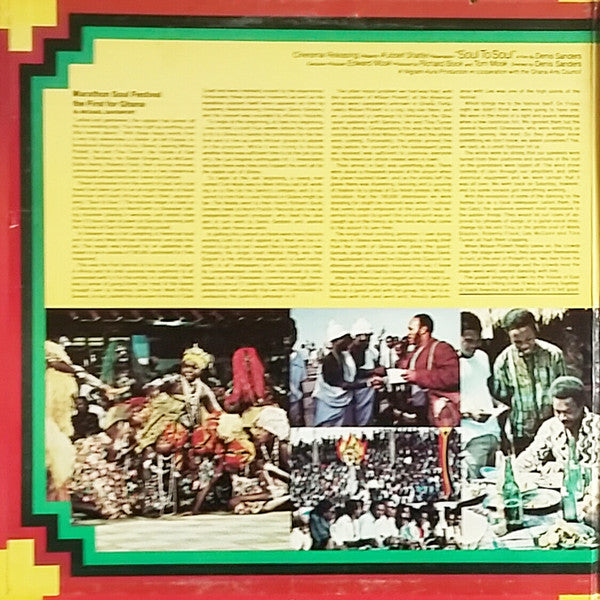 Various : Soul To Soul (Music From The Original Soundtrack - Recorded Live In Ghana, West Africa) (LP, Album, Gat)