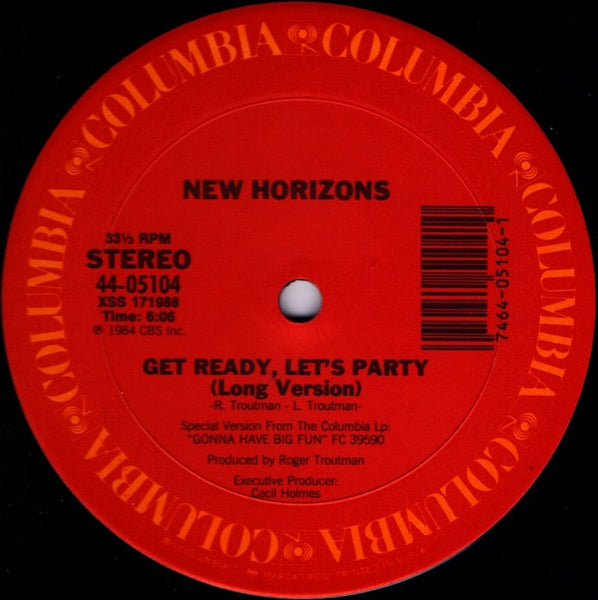 New Horizons (3) : Get Ready, Let's Party (12")