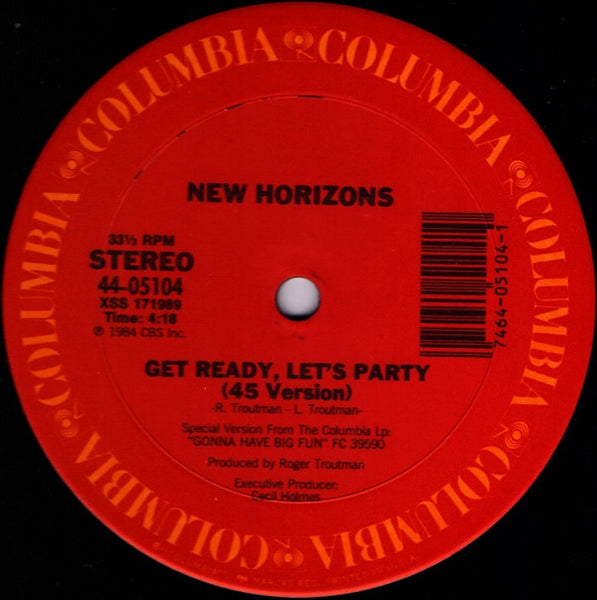 New Horizons (3) : Get Ready, Let's Party (12")