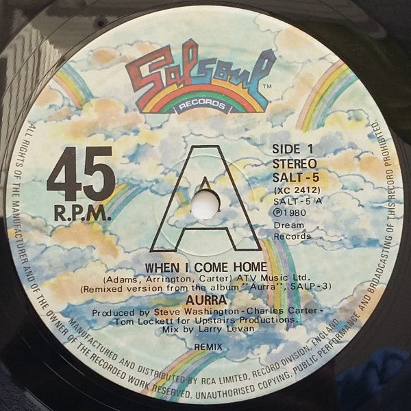 Aurra : When I Come Home (Remix) (12", Single)