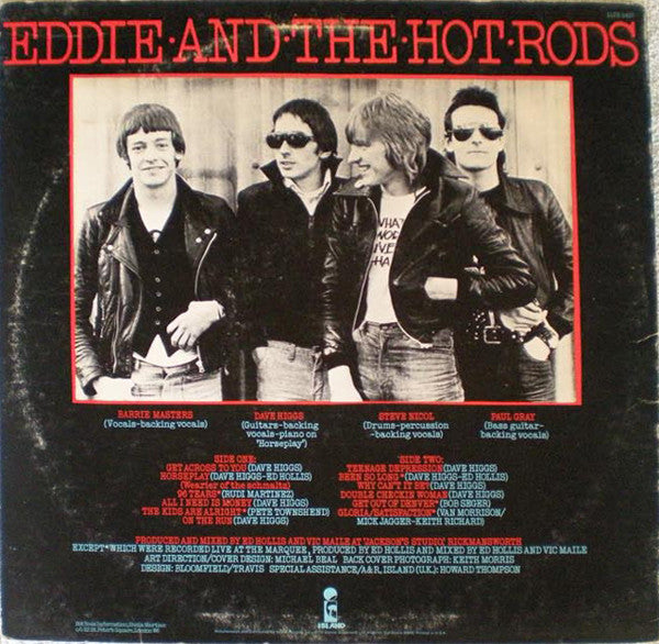 Eddie And The Hot Rods : Teenage Depression (LP, Album, San)