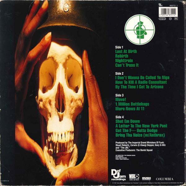 Public Enemy : Apocalypse 91... The Enemy Strikes Black (2xLP, Album, Gat)