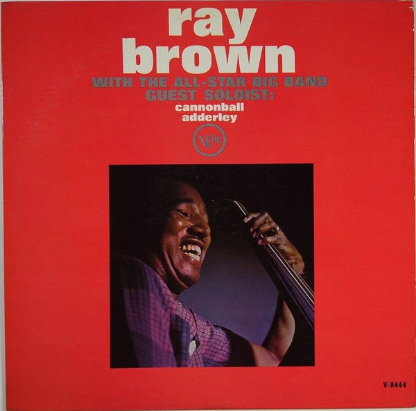 Ray Brown Guest Artist Cannonball Adderley : With The All-Star Big Band (LP, Mono)