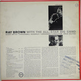 Ray Brown Guest Artist Cannonball Adderley : With The All-Star Big Band (LP, Mono)