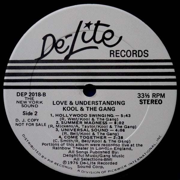 Kool & The Gang : Love & Understanding (LP, Album, Promo)